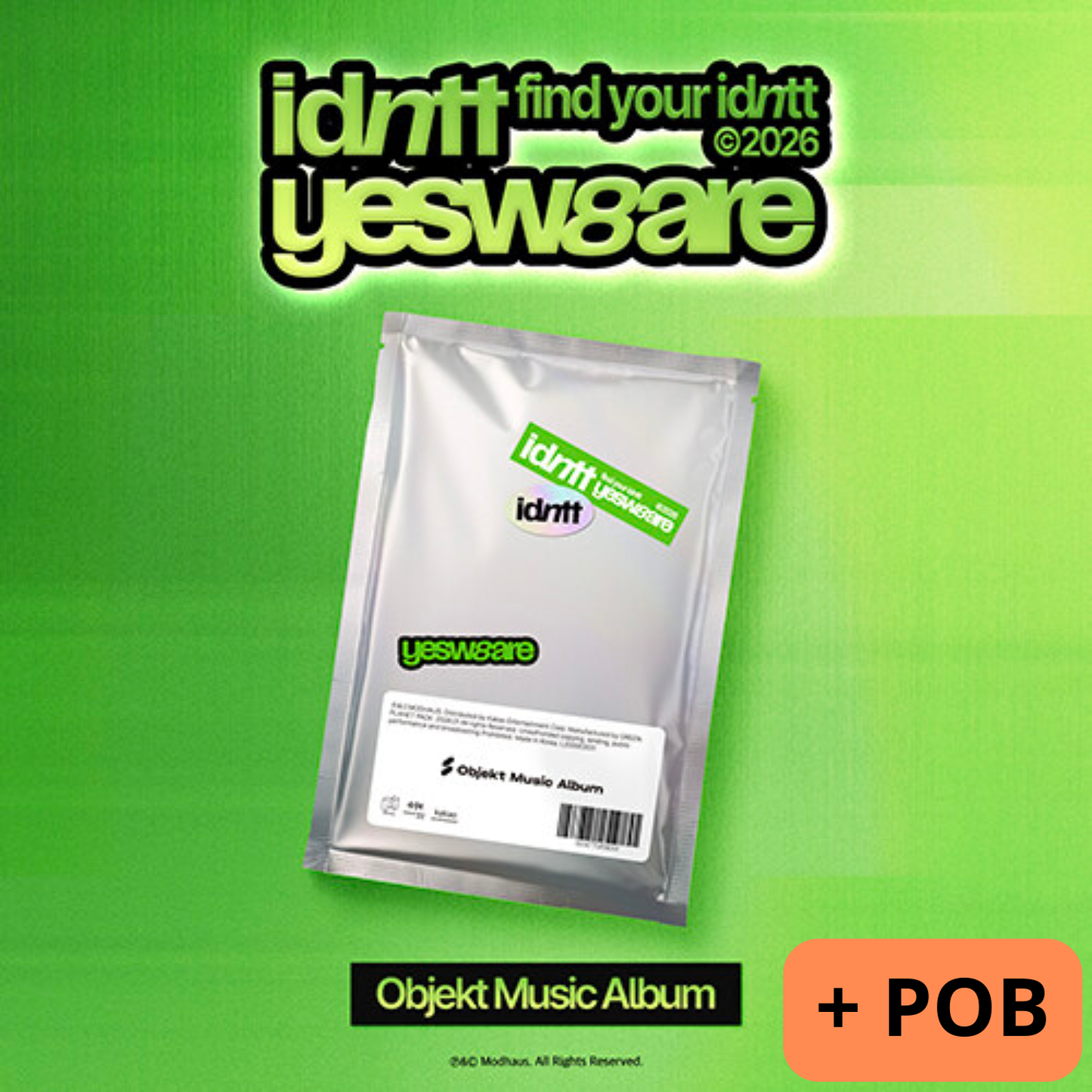 idntt Mini Album yesweare (object Music Album ver.)