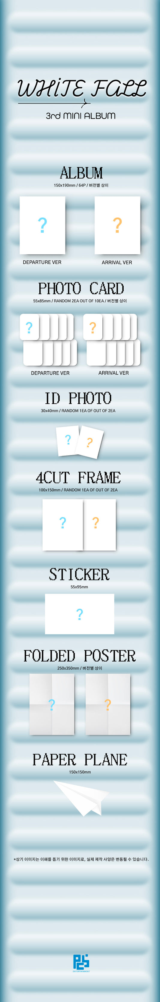 SEVENUS - 3rd mini album White fall