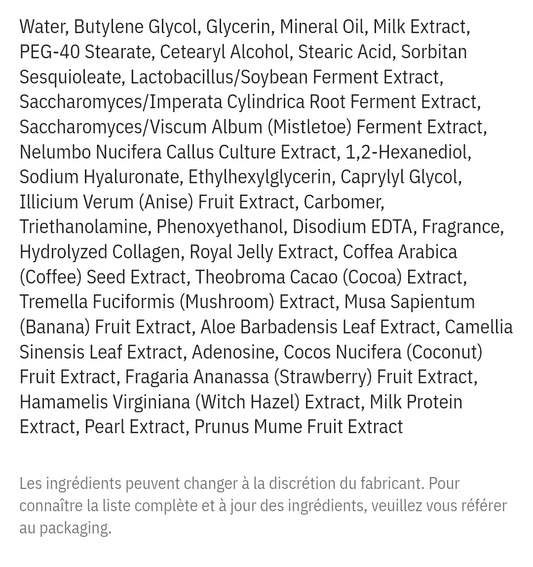 Masque en tissu Banana Milk