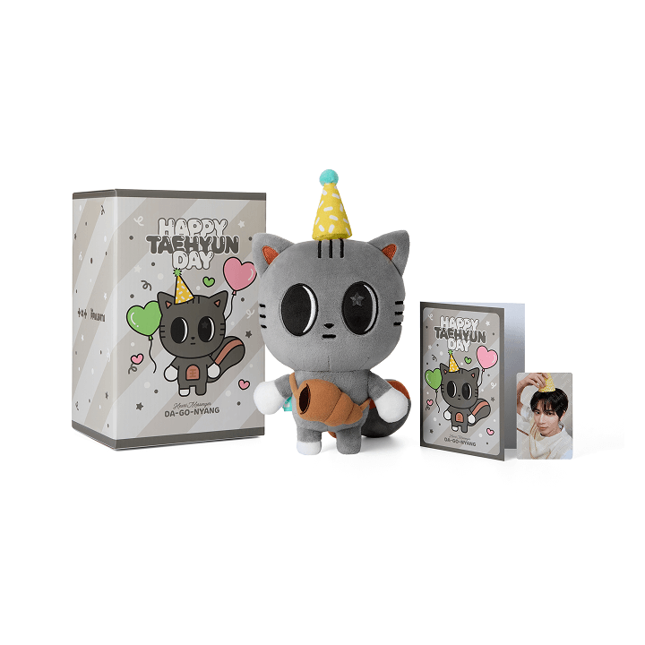 TXT Taehyun – DA-GO-NYANG Plush Set (Official Merch)