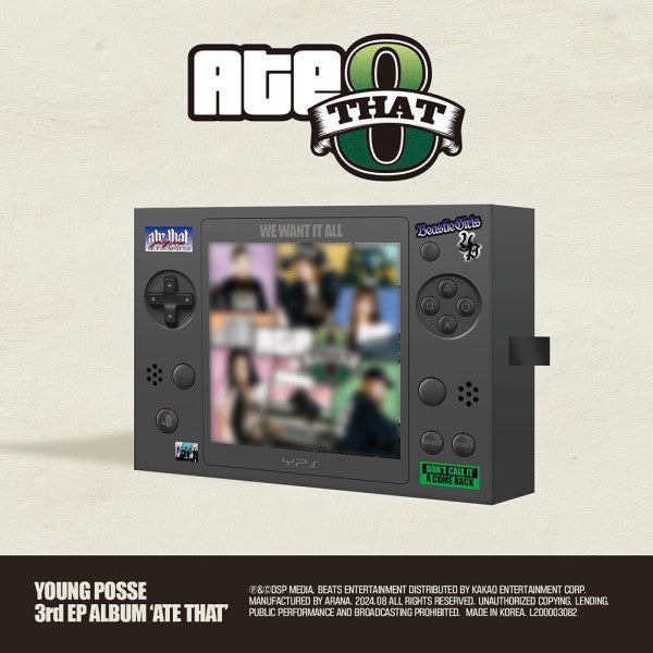 YOUNG POSSE - ATE THAT (3rd EP album)