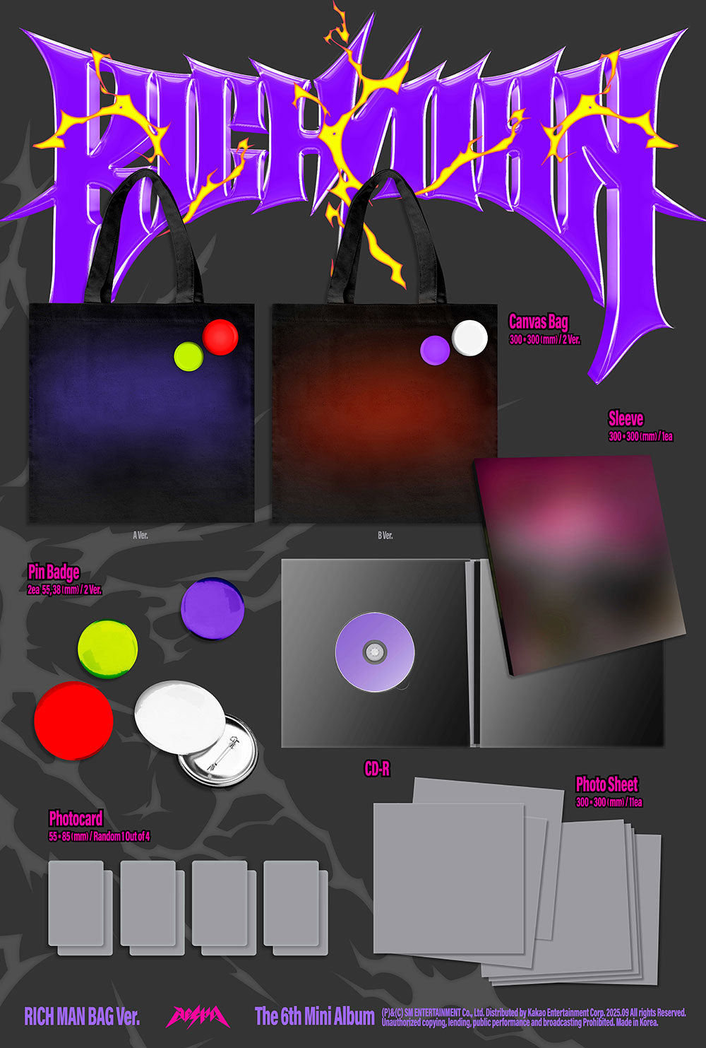 aespa – Rich Man (RICH MAN BAG Ver.) – 6th Mini Album