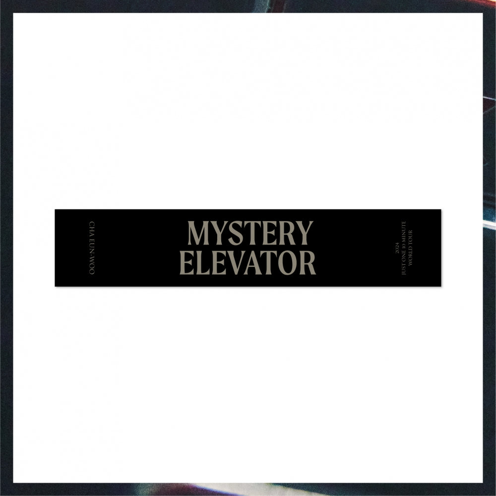 CHA EUN-WOO - 2024 Just One Minute (Mystery Elevator) World Tour - OFFICIAL MD