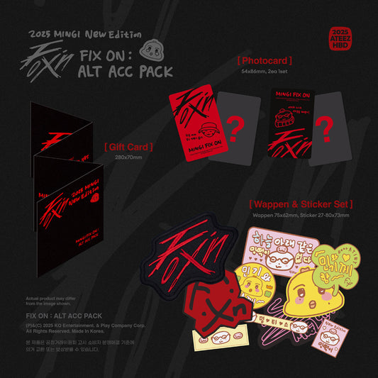 MINGI (ATEEZ) - FIX ON : ALT - ACC PACK