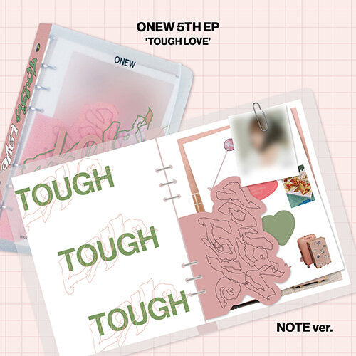 ONEW – 5th Mini Album TOUGH LOVE (Note Ver.)