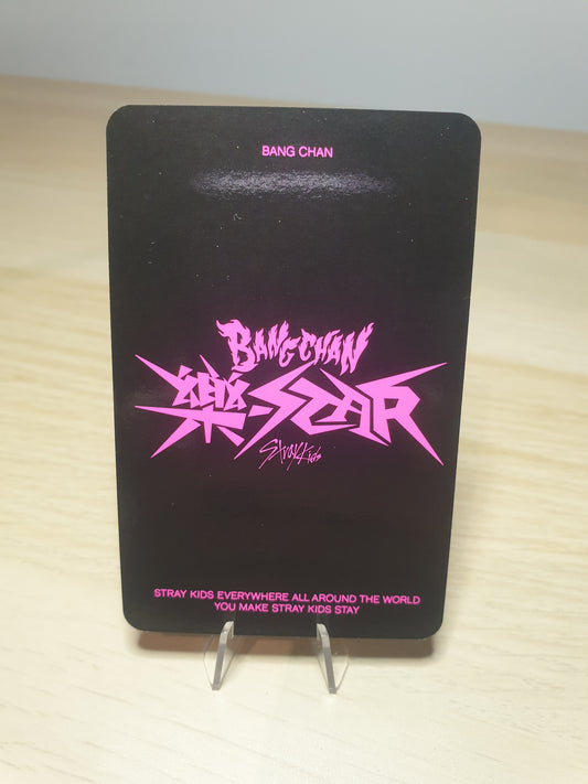 Stray Kids Bangchan Rockstar Postcard ver.