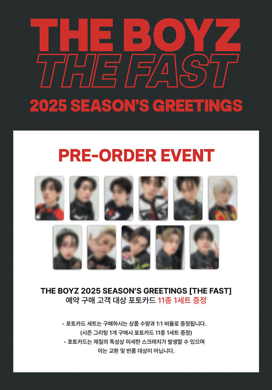 THE BOYZ - "THE FAST" 2025 Seasonâs Greetings