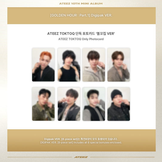 ATEEZ - Golden Hour : Part.1 (10th Mini Album) DIGIPACK VER.