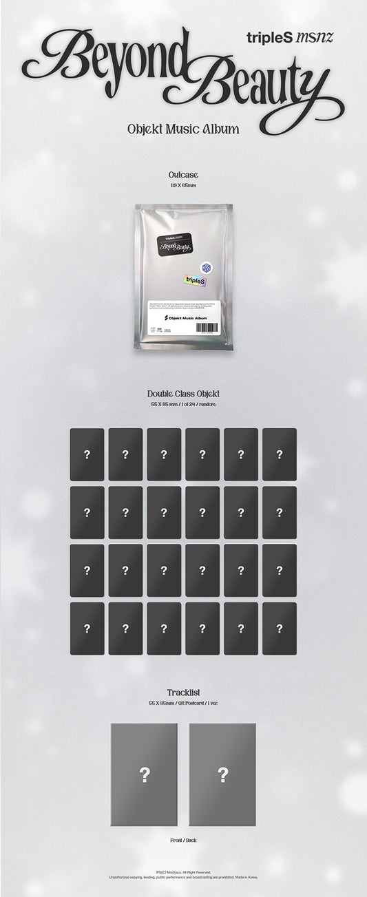 tripleS - MINI ALBUM msnz Beyond Beauty (Objekt Music Album ver.)