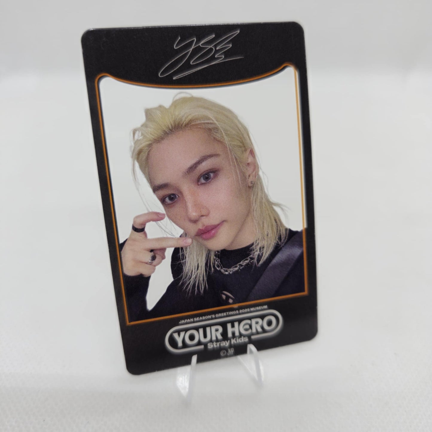 STRAY KIDS - JAPAN SEASON’S GREETINGS 2025 MUSEUM IN JAPAN MD PHOTOCARD - POB CLEAR PHOTOCARD