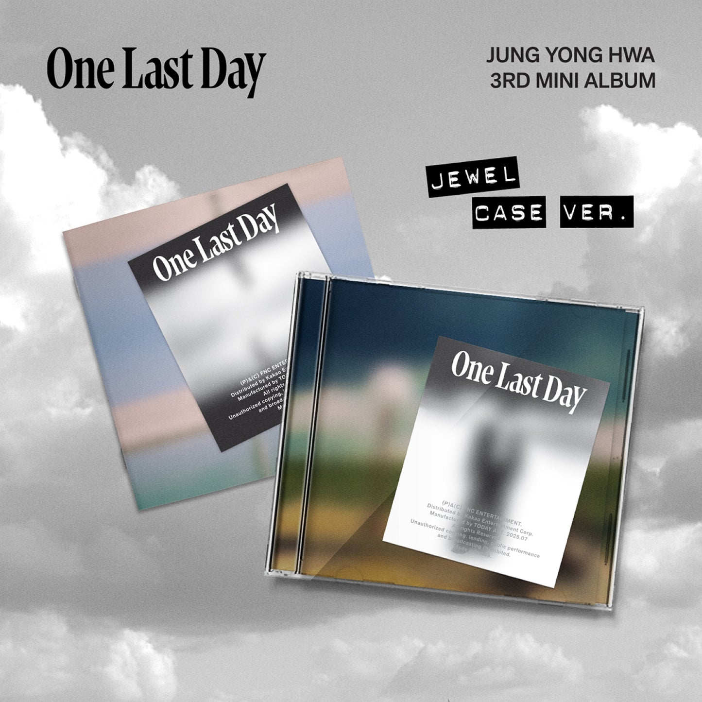 JUNG YONG HWA - One Last Day (Jewel case/random) -  3rd Mini Album