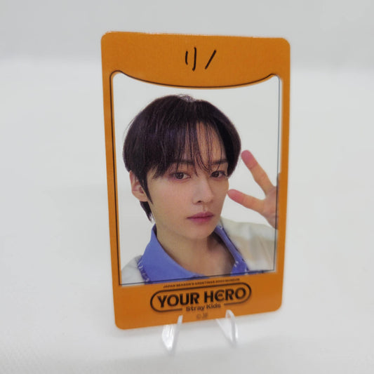 STRAY KIDS JAPAN SEASON’S GREETINGS 2025 MUSEUM IN JAPAN MD PHOTOCARD - POB CLEAR PHOTOCARD