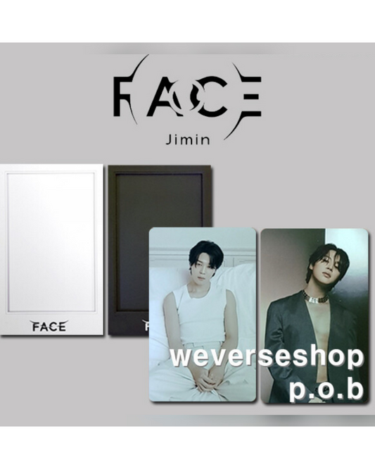 BTS Jimin FACE - Weverse Shop POB + 2 frame