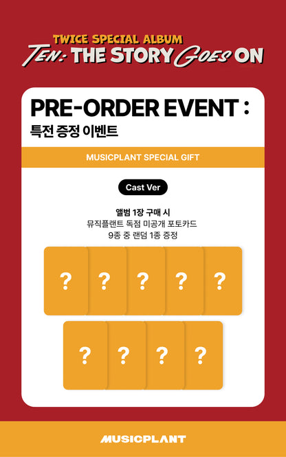 TWICE - Special Album TEN: The Story Goes On (Cast Ver./random)