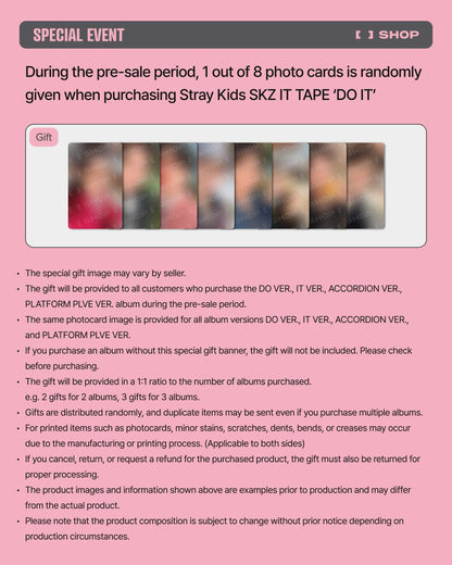 Stray Kids - SKZ IT TAPE DO IT (PLATFORM PLVE VER.)