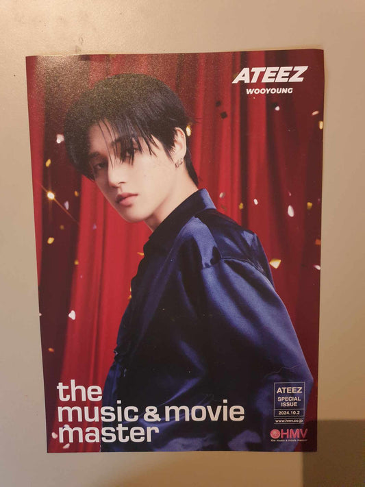 ATEEZ WOOYOUNG & MINGI - BIRTHDAY FLYER HMV POB (JAPAN)