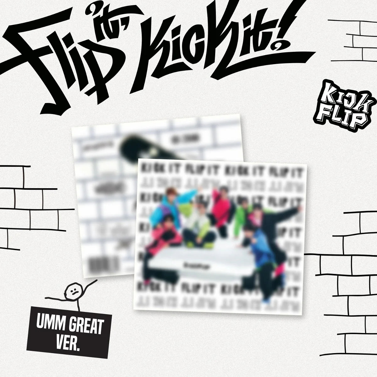 KickFlip - Flip it Kick it (1st Mini Album) (Umm Great ver.)