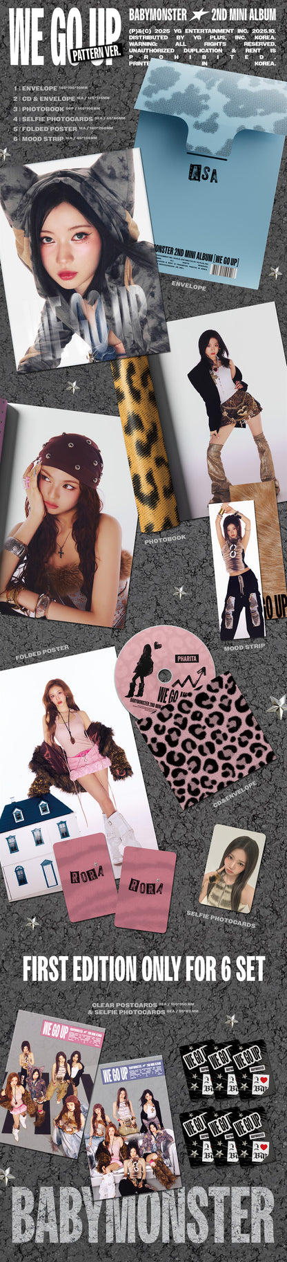 BABYMONSTER - 2nd MINI ALBUM WE GO UP (PATTERN Ver.)