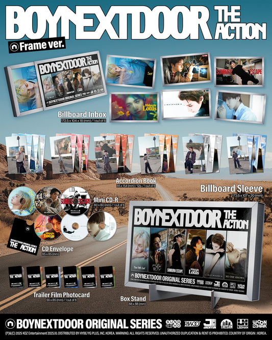 BOYNEXTDOOR - 5th EP The Action (Frame ver./random)