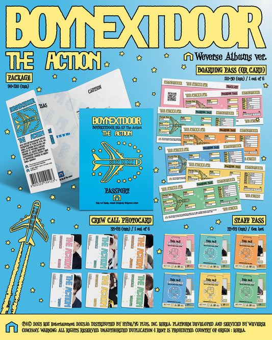 BOYNEXTDOOR - 5th EP The Action (Weverse Albums ver.)