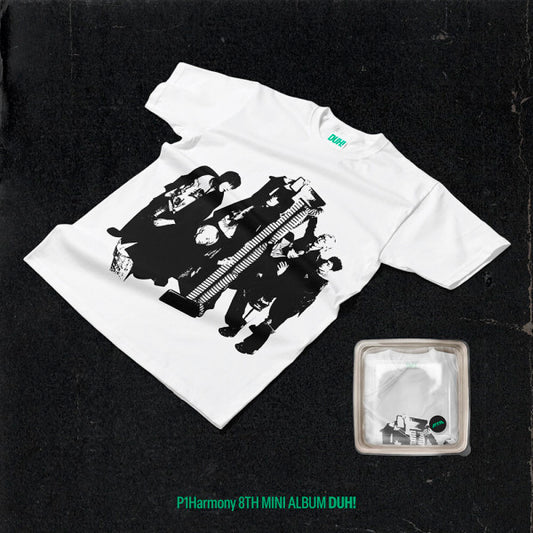 P1Harmony - DUH (8th Mini Album) (MD/Plain White T Ver.)