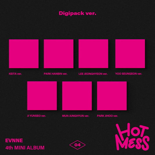 EVNNE - HOT MESS (4th Mini Album) (Digipack/random)