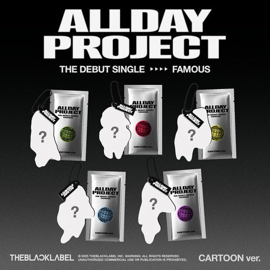 ALLDAY PROJECT - The Debut Single Album FAMOUS (CARTOON ver./random)