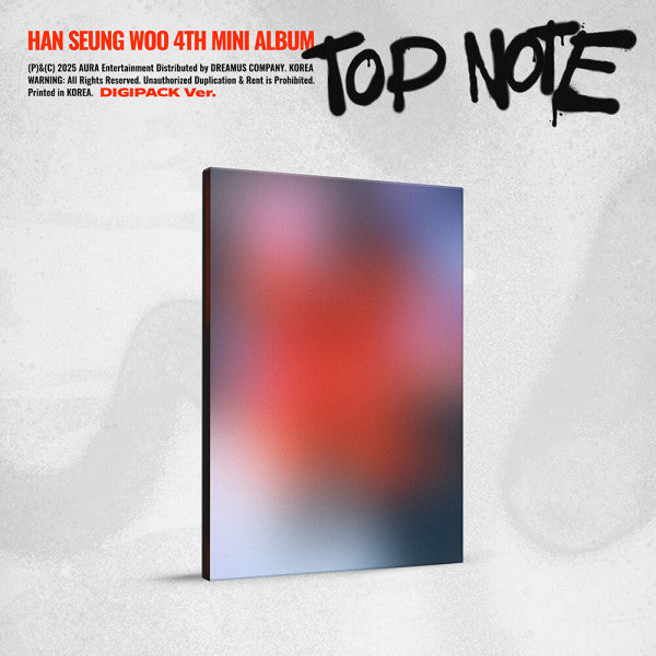 HAN SEUNG WOO - TOP NOTE (Digipack Ver.) - 4th Mini Album