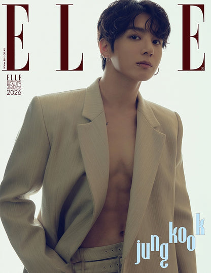 ELLE january 2026 Cover: BTS Jung Kook