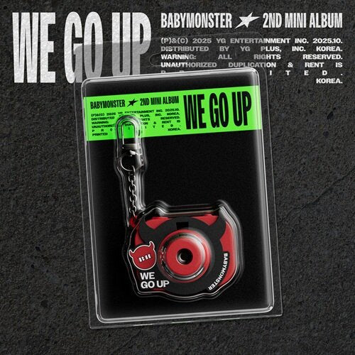 BABYMONSTER - 2nd MINI ALBUM WE GO UP (MINI BEAM KEYRING Ver.)