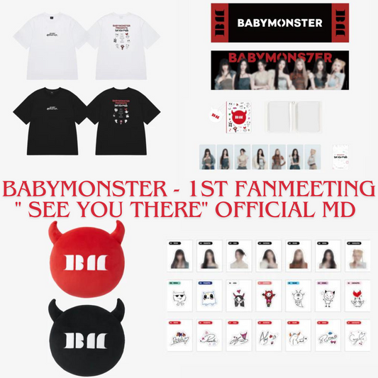 (PRE-ORDER)  BABYMONSTER - 1ST FANMEETING " SEE YOU THERE" OFFICIAL MD