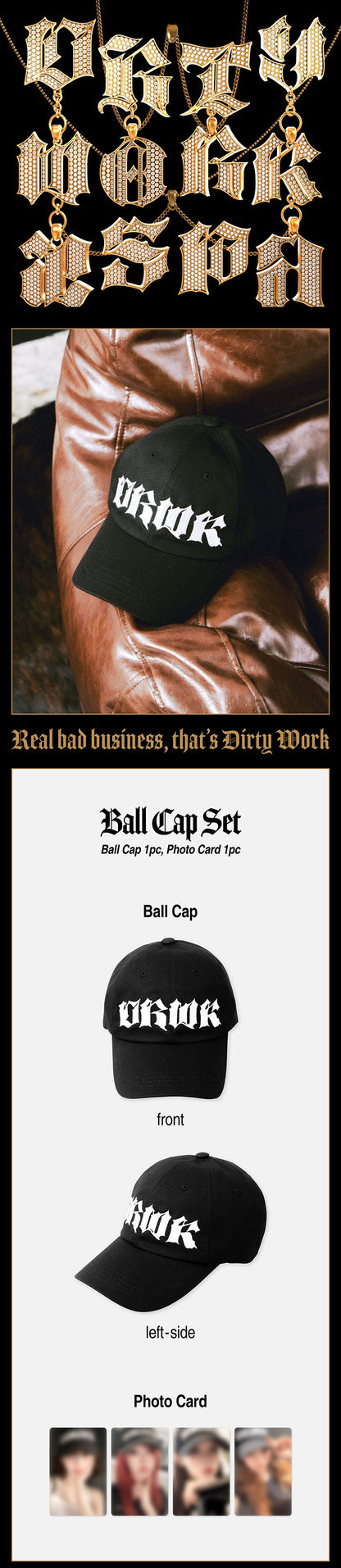 AESPA - DIRTY WORK OFFICIAL MD (MEMBER VER.)