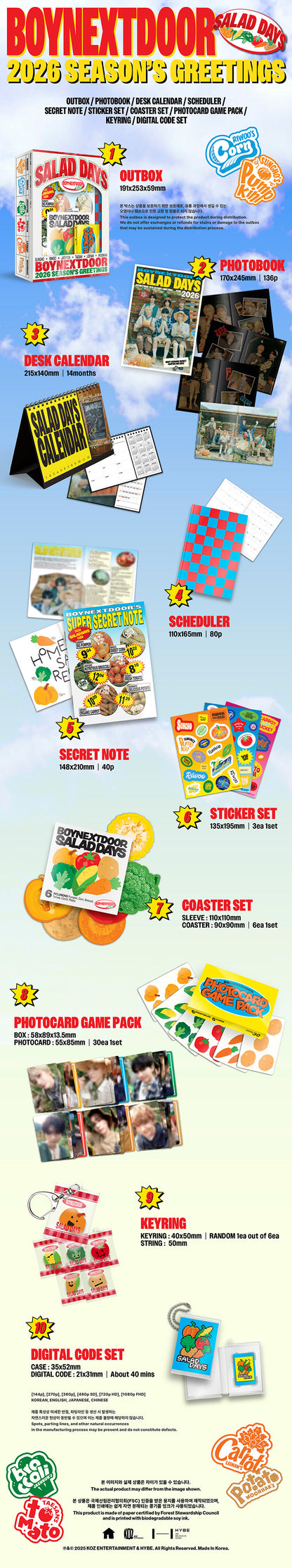 BOYNEXTDOOR - 2026 SEASON’S GREETINGS