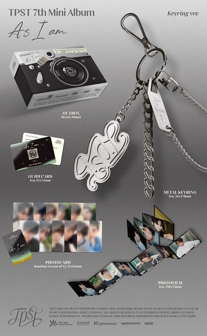 TEMPEST - 7th Mini Album As I am (Keyring Ver.)