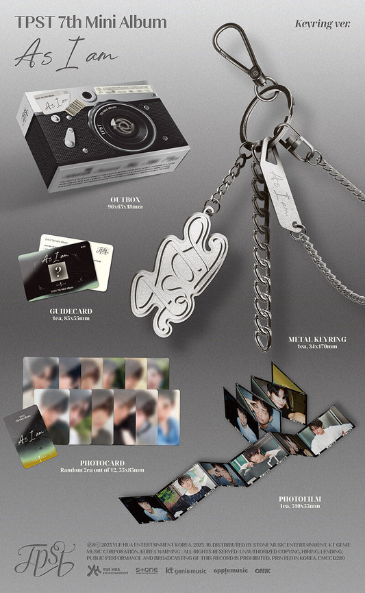 TEMPEST - 7th Mini Album As I am (Keyring Ver.)