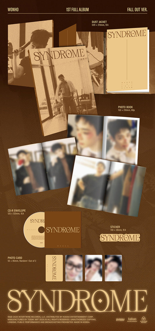 WONHO - 1st Regular Album SYNDROME