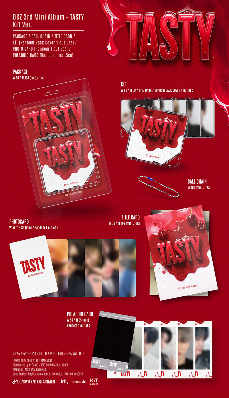 DKZ - 3rd Mini Album TASTY (KiT ver.)