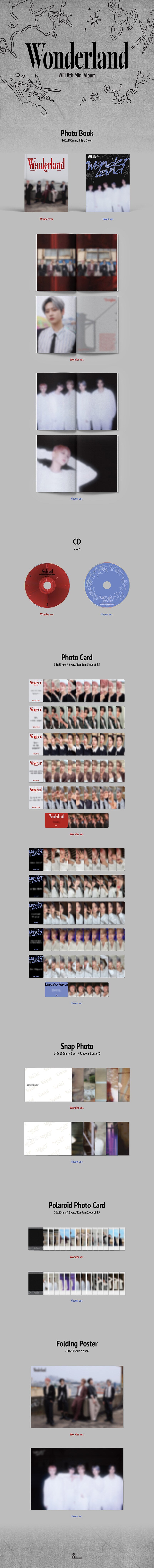 WEi - 8TH MINI ALBUM Wonderland