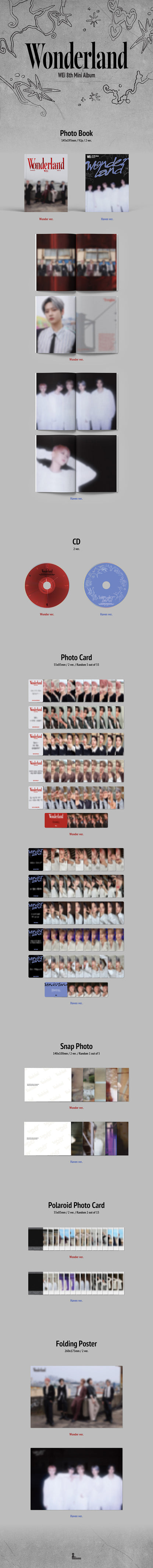 WEi - 8TH MINI ALBUM Wonderland