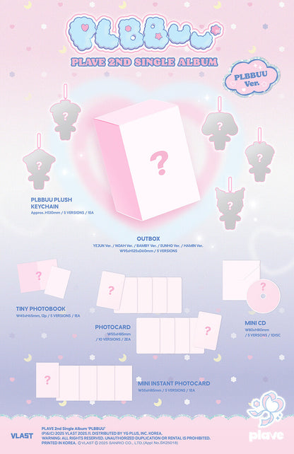 PLAVE - 2nd Single Album PLBBUU (PLBBUU Ver./random)