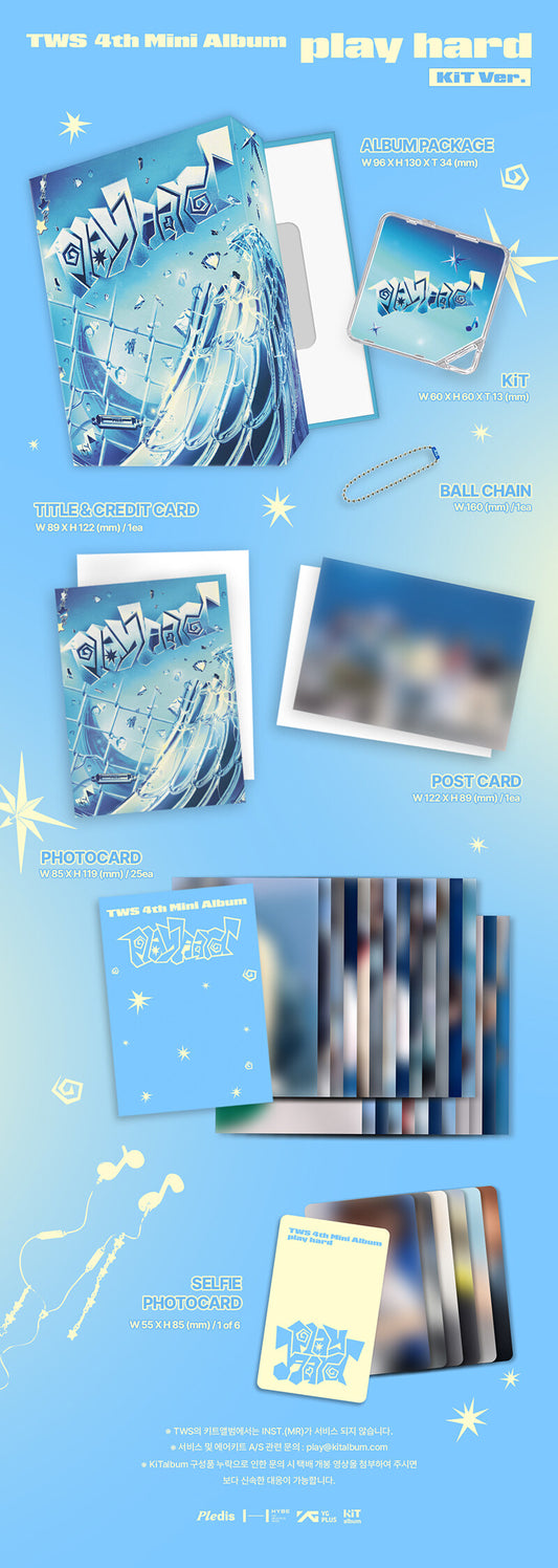 TWS - 4th Mini Album play hard (KiT Ver.)