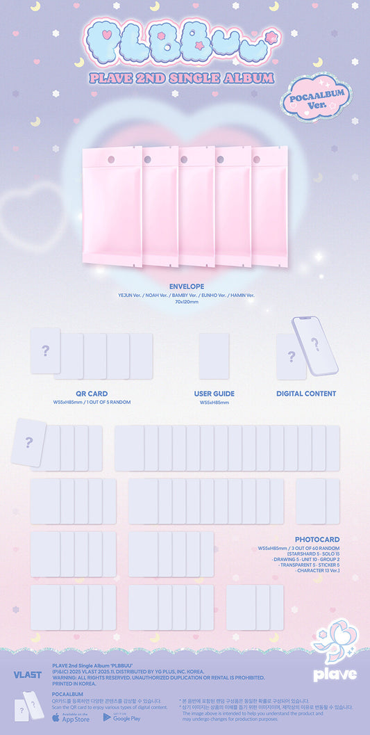 PLAVE - 2nd Single Album PLBBUU (POCAALBUM Ver./random)