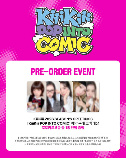 KiiKii - 2026 SEASON’S GREETINGS KiiiKiii POP INTO COMIC