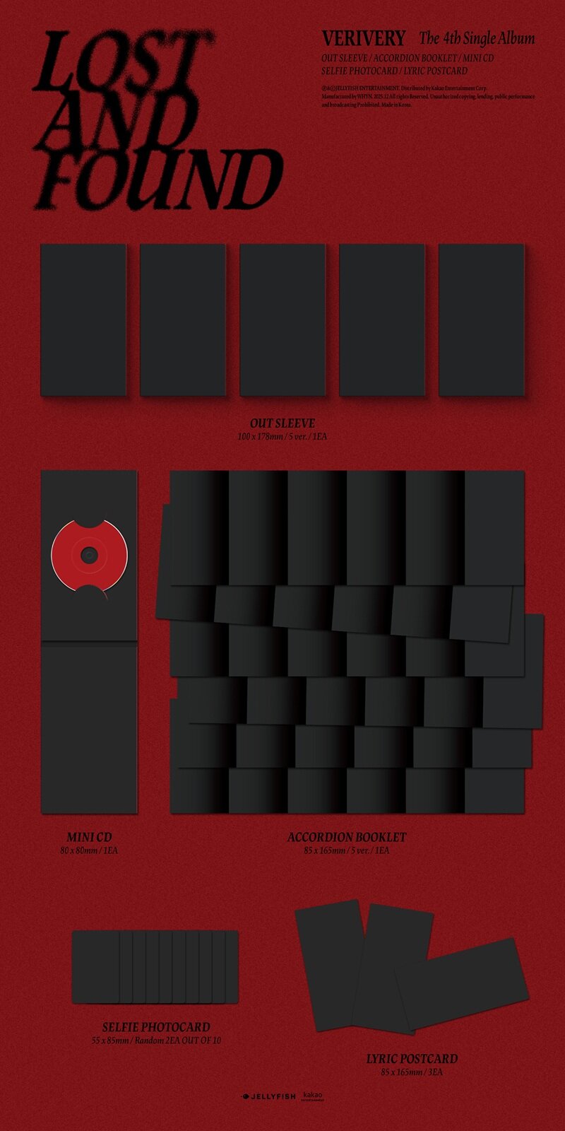 VERIVERY - 4th SINGLE ALBUM Lost and Found (Light ver./random)