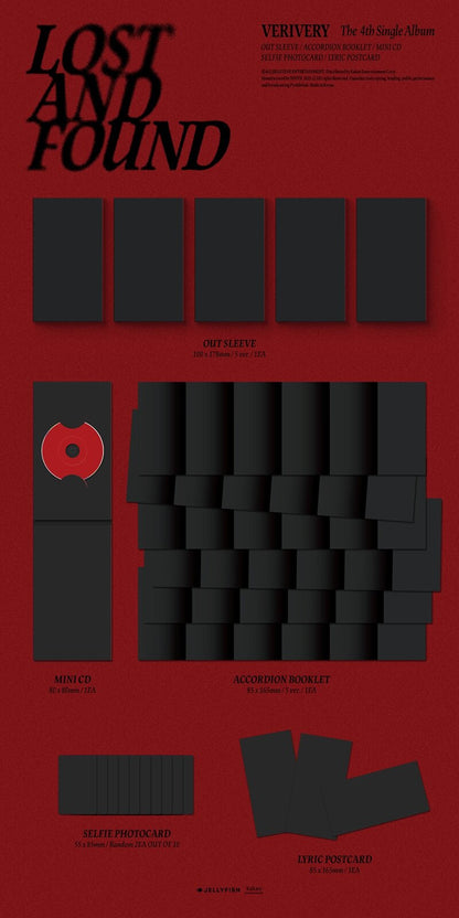 VERIVERY - 4th SINGLE ALBUM Lost and Found (Light ver./random)