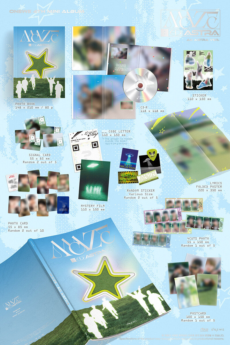 ONEWE - 4th Mini Album MAZE : AD ASTRA (AD ASTRA ver.)