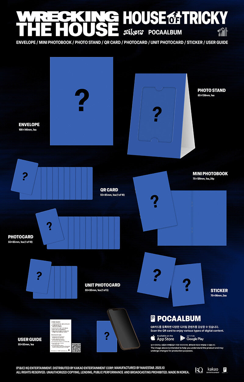 xikers - 6TH MINI ALBUM HOUSE OF TRICKY : WRECKING THE HOUSE (POCAALBUM)