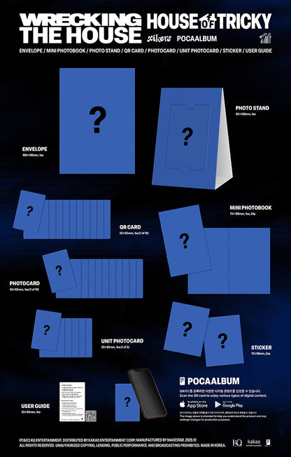 xikers - 6TH MINI ALBUM HOUSE OF TRICKY : WRECKING THE HOUSE (POCAALBUM)