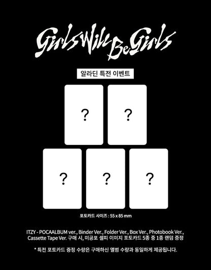 ITZY - Girls Will Be Girls (Folder Ver.)