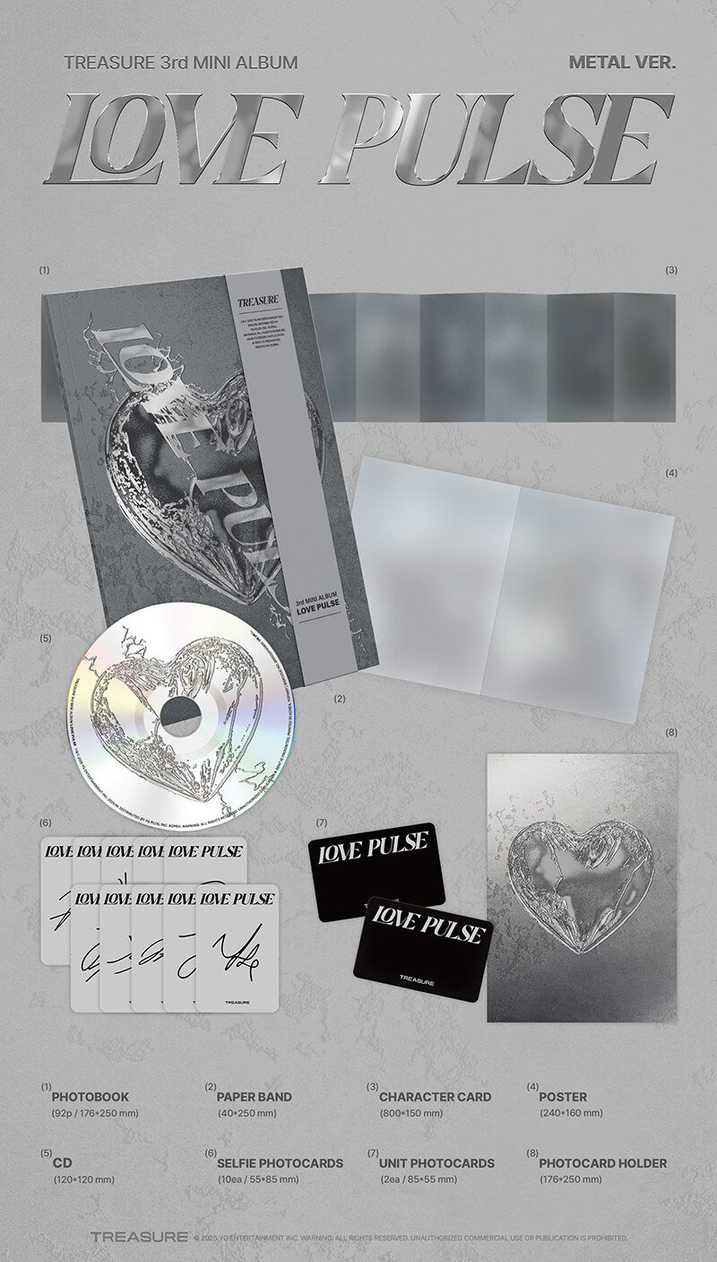 TREASURE – LOVE PULSE (3rd Mini Album)